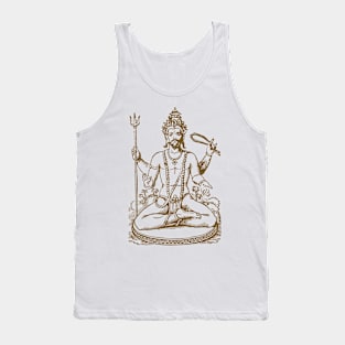 Shiva Indian Deity - God Tank Top